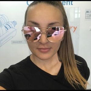 Pink and Gold Cat Eye Sunnies